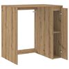 vidaXL Wasmachinekast Ambachtelijk eiken 87 x 60 x 69 cm Bewerkt hout