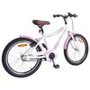 vidaXL Kinderfiets 24 Inch voor 8-12 jaar oud Lichtroze