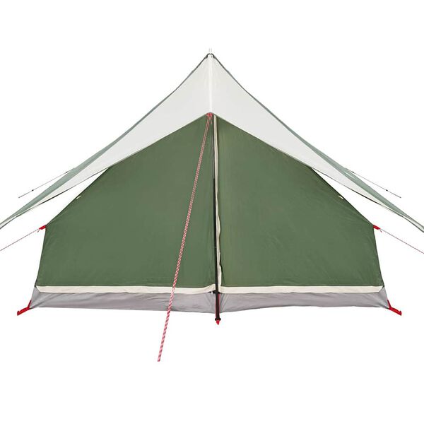 vidaXL Gezinstent met dak Groen en Wit 315 x 286 x 200 cm