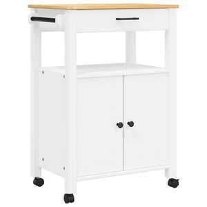 vidaXL Keukentrolley MONZA 60x40x88,5 cm massief grenenhout
