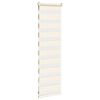 vidaXL Zebra rolgordijn 40x100 cm stofbreedte 35,9 cm marmerbeige