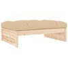 vidaXL Tuinvoetenbank 120x80 cm massief grenenhout