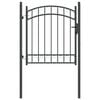 vidaXL Hekpoort EMMEN 104 x 98,5 cm Vergrendelbaar Poedergecoat staal