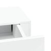 vidaXL Wandschap met lade 40x23,5x10 cm MDF wit