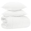 vidaXL Dekbed set 140 x 220 cm Nee Katoen, Bamboe, Polyester Wit