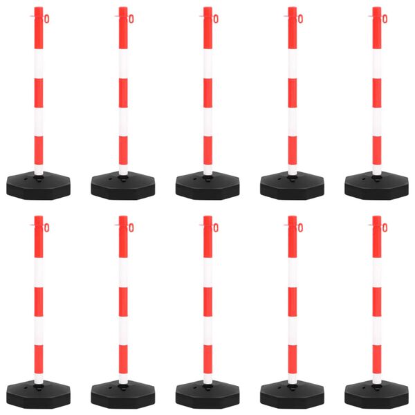 vidaXL Kettingpalenset met kunststof ketting 10 m