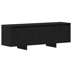 vidaXL TV-kast 120 x 30 x 40,5 cm Zwart Eiken Bewerkt hout