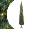 vidaXL Kunstkerstboom Groen 300 cm PVC en Staal en Kunststof