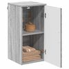vidaXL Badkamer Kast Wandgemonteerd Grijs Sonoma 30 x 31,5 x 61 cm