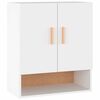 vidaXL Wandkast 60x31x70 cm bewerkt hout wit