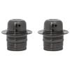 vidaXL Lamphouders 2 st glanzend zwart E27