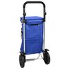 vidaXL Winkel trolley Blauw 36,5 x 46,5 x 100,5 cm Oxford stof