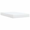 vidaXL Boxspring met matras kunstleer wit 120x200 cm