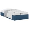 vidaXL Bedframe zonder matras 80x200 cm stof blauw