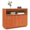 vidaXL Dressoir Wasbruin 104,5 x 34 x 80 cm Massief grenenhout