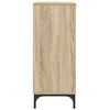 vidaXL Dressoir met lade Sonoma Eiken 89,5 x 33 x 82 cm Bewerkt hout
