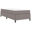 vidaXL Boxspringbed Taupe 80 x 200 cm Stof
