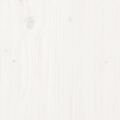 vidaXL Salontafel 35x35x30 cm massief grenenhout wit