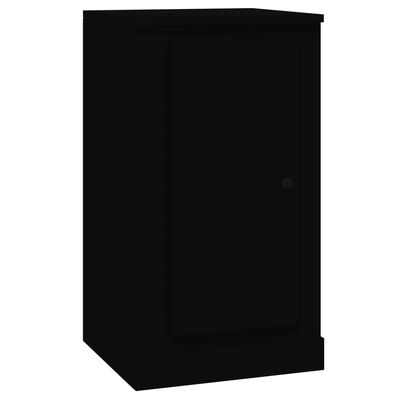 vidaXL Dressoirs 2 st 37,5x35,5x67,5 cm bewerkt hout zwart