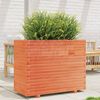 vidaXL Plantenbak 90x40x72,5 cm massief grenenhout wasbruin