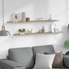 vidaXL Wandschappen 2 st 115x9x3 cm sonoma eikenkleurig