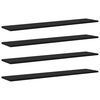 vidaXL Boekenplank Bord 3-laags 4 st 100 x 20 x 1,5 cm Bewerkt hout