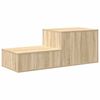 vidaXL Opbergkast 2 pcs Sonoma Eiken 108 x 41 x 40 cm Bewerkt hout