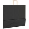 vidaXL Papieren zakken 250 st met hengsels 54x15x49 cm zwart