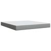vidaXL Boxspring met matras stof lichtgrijs 180x200 cm