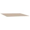 vidaXL Vervangingsdoek voor zonnescherm Beige 600 &times; 300 cm Polyester