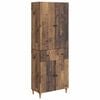 vidaXL Kastenset 2 pcs 66 x 34,5 x 90 cm Bewerkt hout