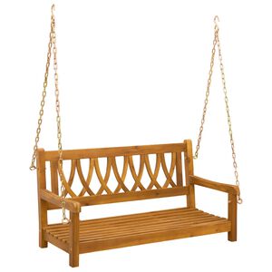 vidaXL Tuin Hangbank Naturel 110 x 56 x 58 cm Massief Acaciahout