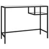 vidaXL Computerbureau 100x36x74 cm glas transparant