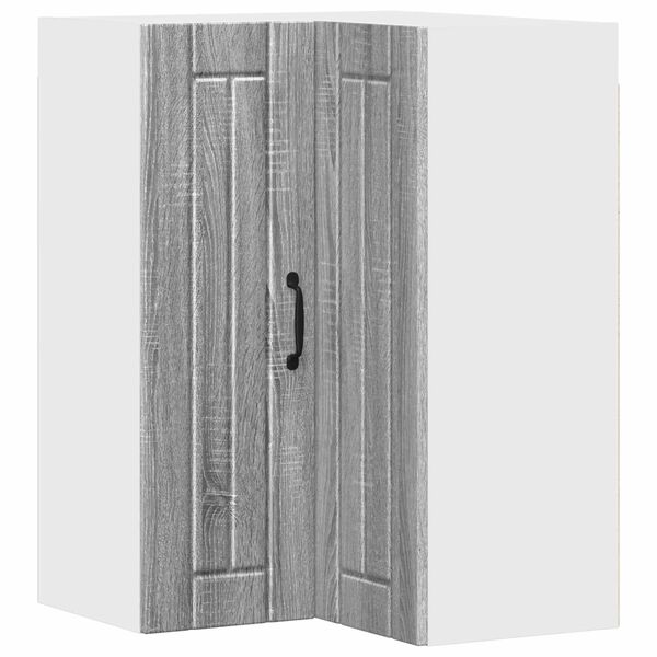 vidaXL Keukenkast Lucca Grijs sonoma 57 x 57 x 80 cm Bewerkt hout