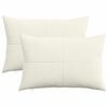 vidaXL Kussensloop 2 pcs ALMELO Cr&egrave;mekleurig 40 x 60 cm corduroy