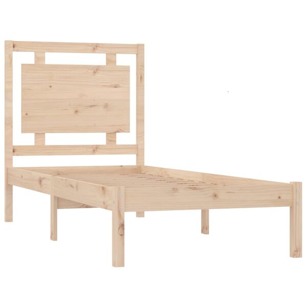 vidaXL Bedframe massief hout 100x200 cm