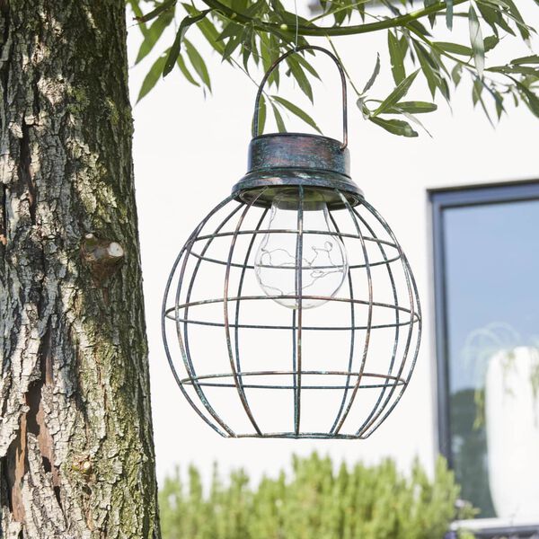 Luxform LED-tuinlantaarn Solar Tango groen 30101