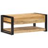 vidaXL Salontafel 90x50x38 cm massief ruw mangohout