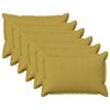 vidaXL Kussen 6 st HOUTEN Lichtgroen 40 x 60 cm Faux Linnen