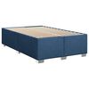 vidaXL Boxspring met matras stof blauw 120x190 cm