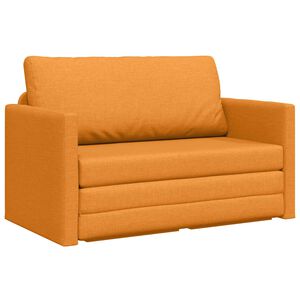 vidaXL Slaapbank Donkergeel 124 x 71 x 78 cm Stof