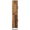vidaXL Hoge kast 2 pcs Oud Hout 69,5 x 34 x 180 cm