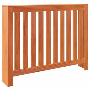 vidaXL Radiatorombouw 108,5x19x84 cm massief grenenhout wasbruin