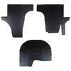 vidaXL Autobodemmat 3 pcs Zwart VW T5 , T6 , voor MULTAN Rubber