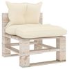 vidaXL 8-delige Loungeset met kussens pallet grenenhout
