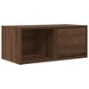 vidaXL Tv-meubelen 2 st 60x31x25,5 cm bewerkt hout bruin eikenkleurig