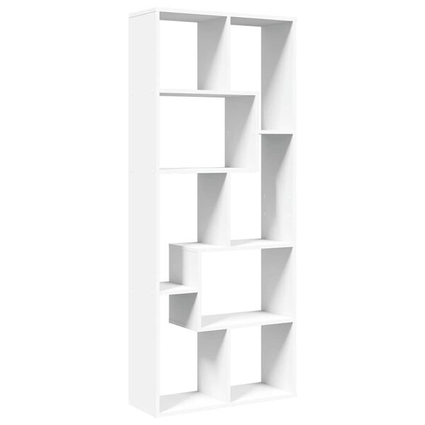 vidaXL Kamerscherm / boekenkast 67x25x161,5 cm bewerkt hout wit