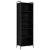 vidaXL Boekenkast 55,5 x 33 x 174 cm Bewerkt hout Zwart eiken