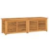 vidaXL Tuinbox met zak 175x50x55 cm massief teakhout