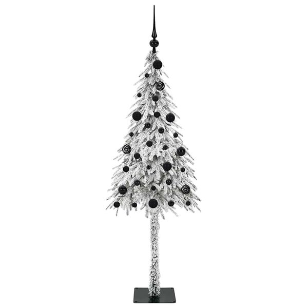 vidaXL Kerstboom met 150 LED met standaard Wit 150 cm PE en staal